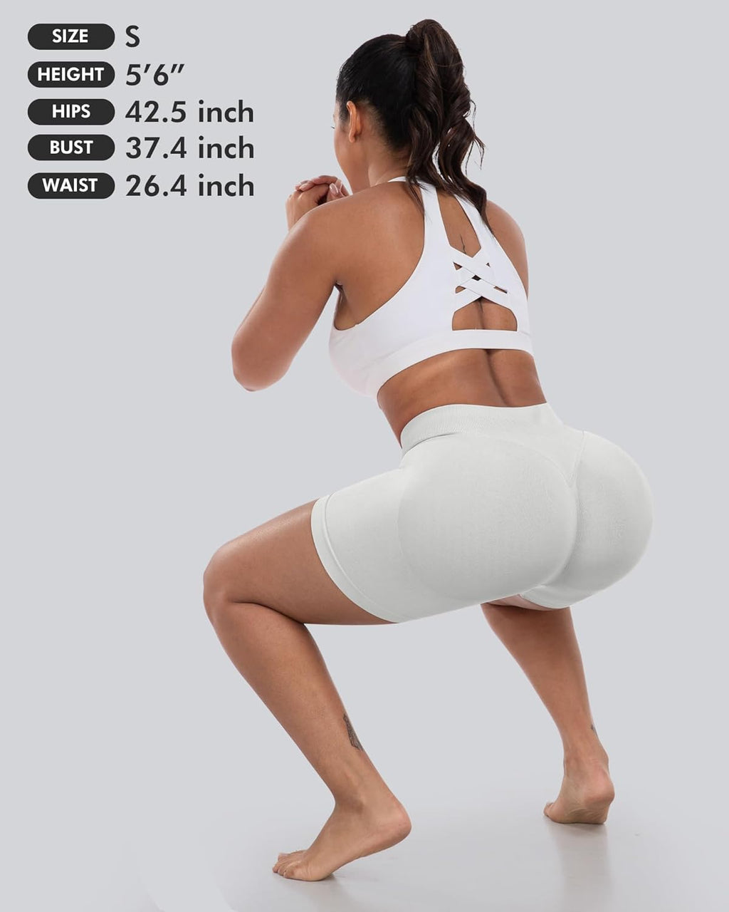 Seamless High Waisted Gym Shorts