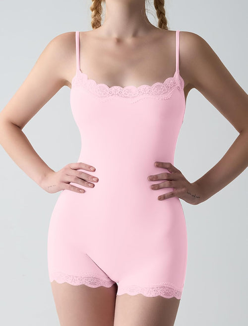 Elegant Lace Bodysuit Romper